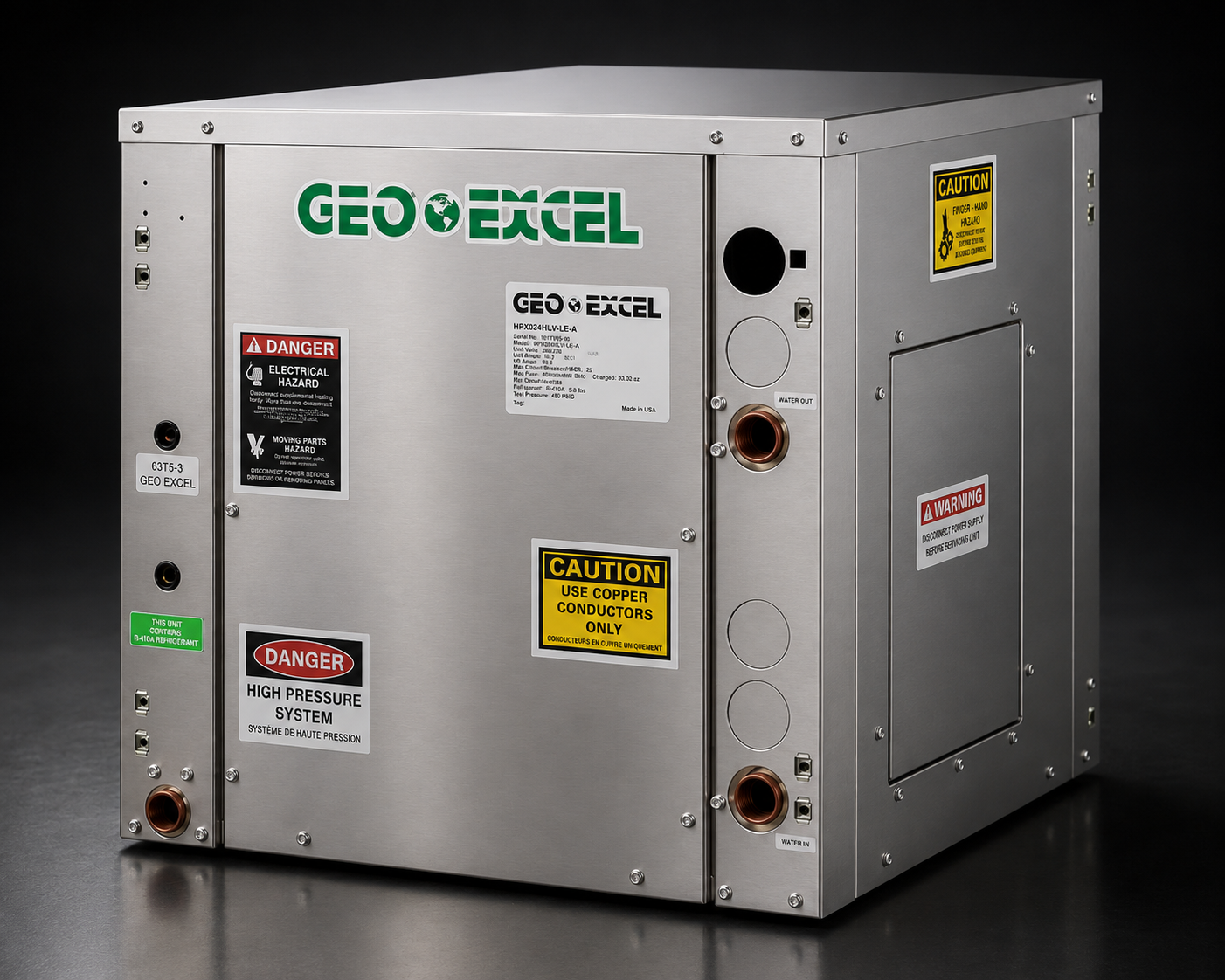 GeoExcel geothermal heat pump equipment