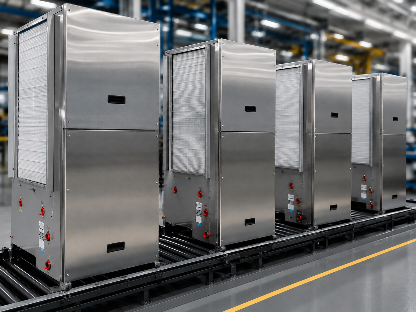 Northern Geo geothermal heat pump manufacturing area