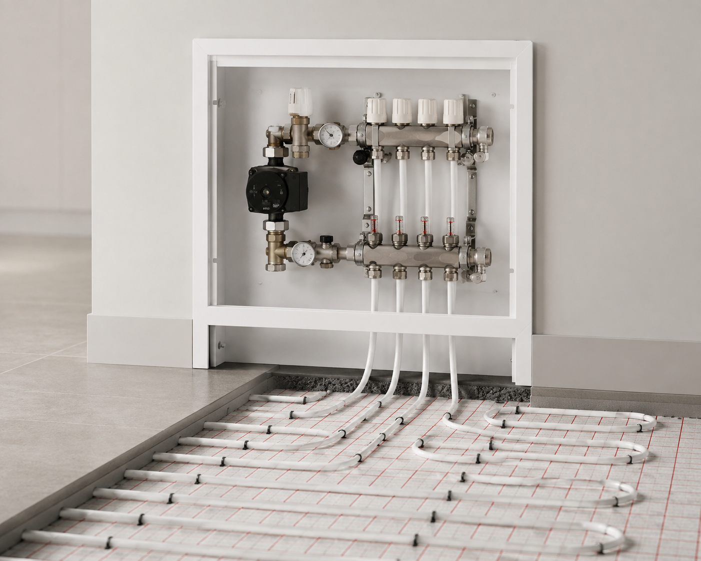 Northern Geo hydronic and radiant heating system components
